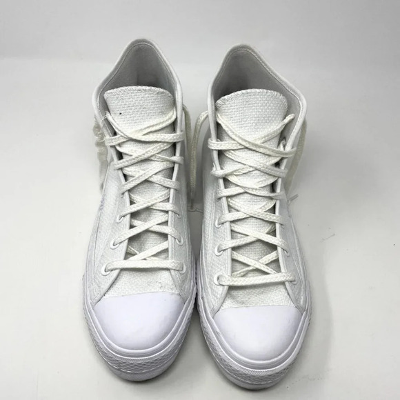 Converse Chuck Taylor All Star Lift Embroidery Hightop Platform Sneakers Sz 10.5 - Picture 7 of 16
